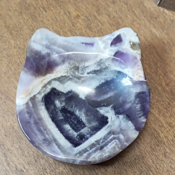 Other - Purple Stone Cat-Shaped Home Accent